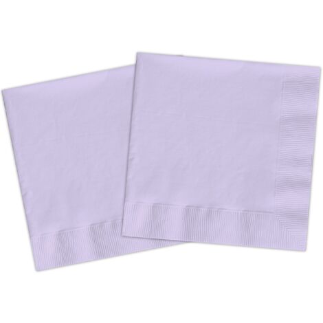 Tovaglioli carta FSC compostabili (33x33cm, doppio velo), 20 pezzi, viola lavanda (1/2)