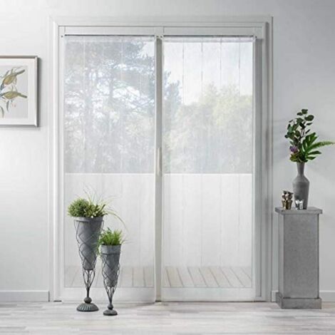 Douceur d'Intérieur 1626483 Coppia, Poliestere, Bianco, 2 x 70 x 200 CM