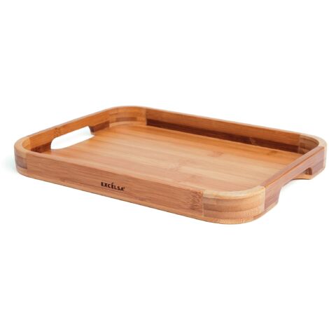 Excelsa Eco Living Vassoio da Portata in bambù, Bamboo, Naturale, Dimensioni: 30 x 23 cm (1/3)