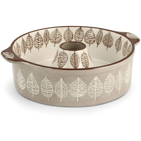 H&H Michelle Tortiera Stoneware, Ciambella, cm22 (1/2)