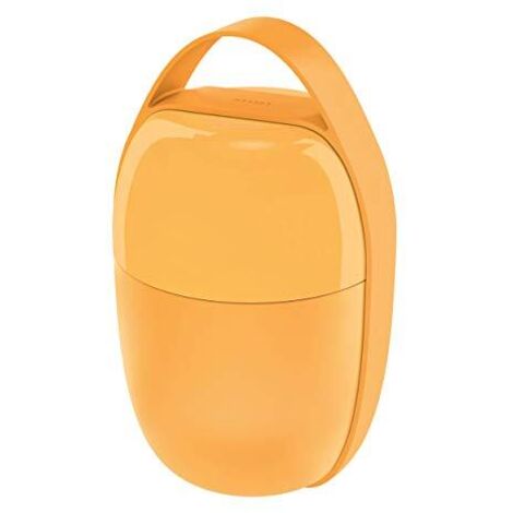 Lunch Box Alessi Food à Porter SA03 Y – Contenitore Pranzo 2 Scomparti Con Ghiaccio Sintetico, Rosso