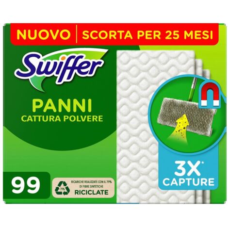 Swiffer Panni Microfibra - Confezione Da 102 Pezzi | Cattura Polvere E Peli Di Animali | Ideale Per Allergeni - Foto 12