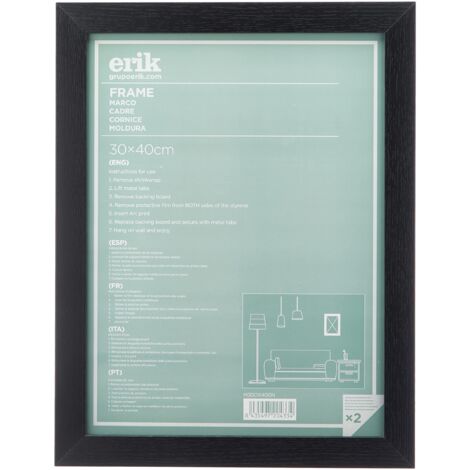 Cornice 50x70cm Bianca In Legno MDF - Per Puzzle, Poster E Foto, Con Vetro Sintetico, Design Moderno - Foto 8