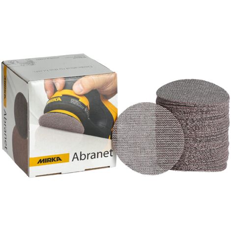 Mirka Abranet rete dischi abrasivi Ø 77 mm a strappo/grana P80 / 50 pz/per levigare legno, stucco, vernice, plastica / 5420305080
