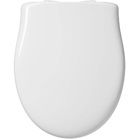 Copriwater Ideal Standard LINDA - Bianco, Con Cerniera Cromo, Sedile Completo