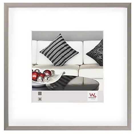 walther design cornice in acciaio 30 x 30 cm alluminio con passe-partout, sedia struttura in alluminio AJ330D (1/4)