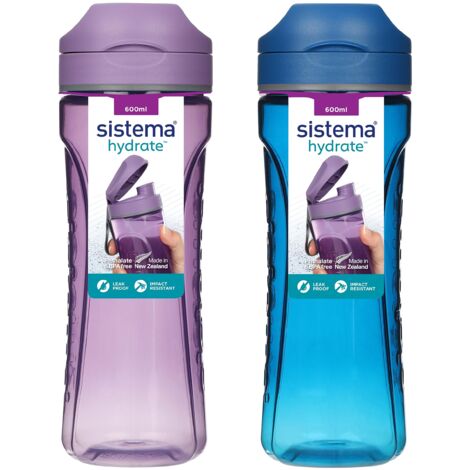 Tritan borraccia 0,5 L Acala 10er megaspar Set con fiore della vita