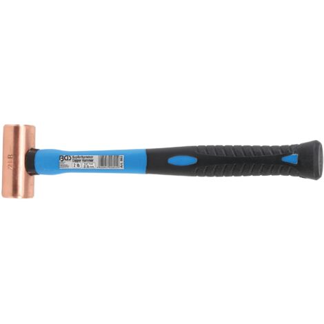 Martillo de cobre  mango de fibra de vidrio  Ø 35 mm  cabeza de 907 g (2 lb)