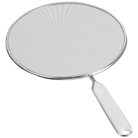 Rete Paraspruzzi Fackelmann Via Monte Napoleone, Acciaio Inox, Diametro 29 Cm - 2