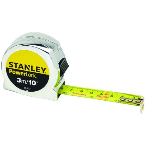 Stanley 0-33-523 Metro a nastro Powerlock, 3 m
