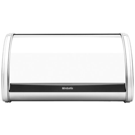 Brabantia Portapane in Acciaio, Apertura a Scomparsa, Medium, Inox Lucido (1/3)
