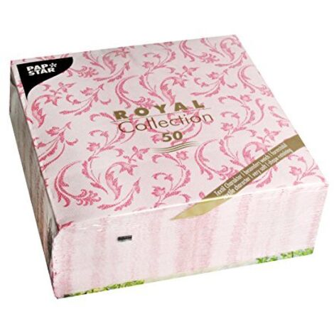 Papstar Tovaglioli, Tessuto, Fucsia, 7.8 x 20 x 20 cm, 50 unità (1/3)
