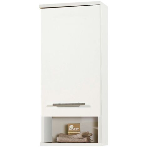 Schildmeyer 116619 Isola - Armadietto pensile, 30 x 20,5 x 71 cm, Bianco