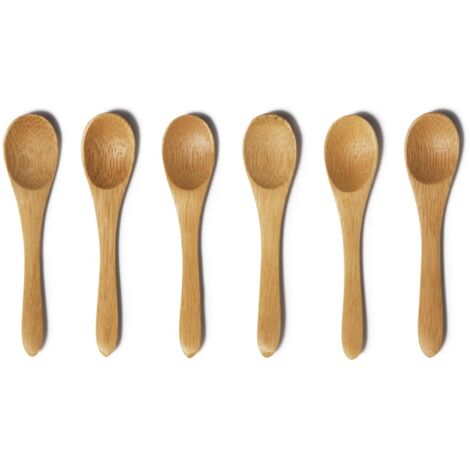 Excelsa Eco Living Set 6 Cucchiaini da Caffè, Bambù, 9 cm (1/2)