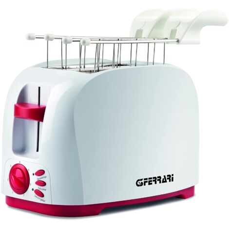 Tostapane Girmi TP57 800W INOX - Ampie Fessure, 8 Livelli Cottura, Funzione Scongelamento - Foto 2