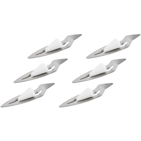 APS 65070 - Set di 6 mini pinze per zucchero, in acciaio INOX (1/2)