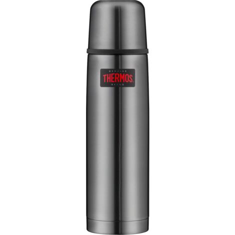 Thermos, Bottiglia termoisolata Leggera e compatta, Acciaio Inox Satinato, Acciaio Inox, Grau, 0.75 Liter (1/4)