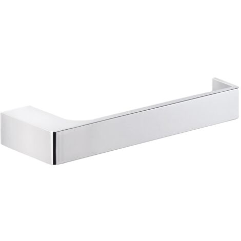 Gedy G-Kuala Lumpur Porta Rotolo Carta igienica, Colore Cromo, Componenti Realizzati in Cromall, Ottone e Vetro, Garanzia 2 Anni, Misure 2,5 x 17,5 x 6,6 CM e Peso 0,272 kg, Design R&S, Cromato, Unica (1/4)