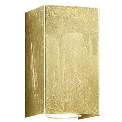 Trio Leuchten, Lampada da parete, metallo, GU10, 1 W, goldfarbig, 8 x 8 x 15 cm (1/3)