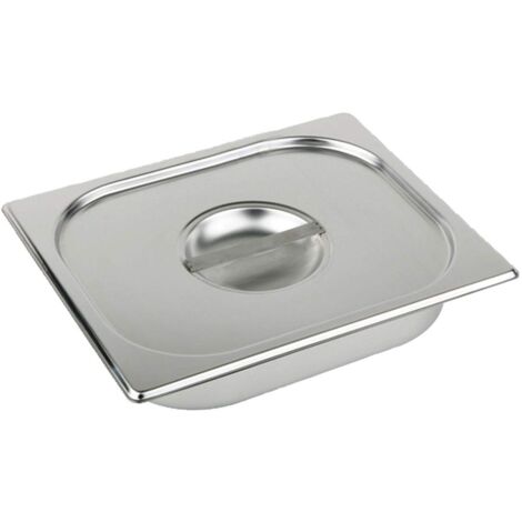 Coperchio aps GN 12 acciaio inox 325 x 265 mm (1/2)