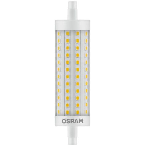 OSRAM LED LINE R7S LED LINE R7S , Tubo LED: R7s, 16 W = Equivalente a 125 W, Bianco Caldo, 2700 K, Chiaro, Taglia Unica
