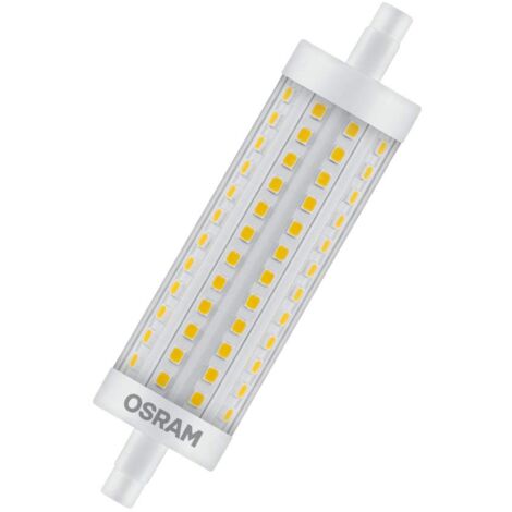 OSRAM LED LINE R7S LED LINE R7S , Tubo LED: R7s, 16 W = Equivalente a 125 W, Bianco Caldo, 2700 K, Chiaro, Taglia Unica