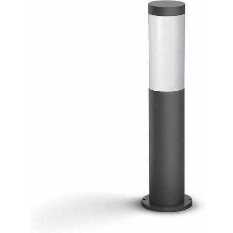 Philips LED Utrecht, Paletto per Esterni, Attacco E27, IP44, Luce Bianca Calda, Antracite