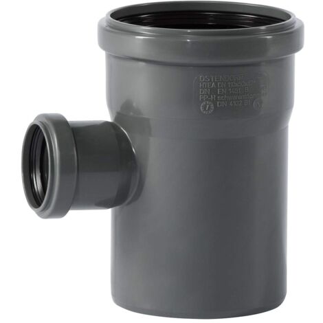 Ostendorf HTsafe - Raccordo di scarico DN 110/50 mm, tubo HT 87 gradi