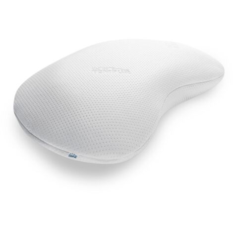 TEMPUR Sonata cuscino in memory foam, cuscino ergonomico di sostegno al collo per chi dorme sulla schiena e sul fianco, sensazione rigido, M (61 x 40 x 11 cm)