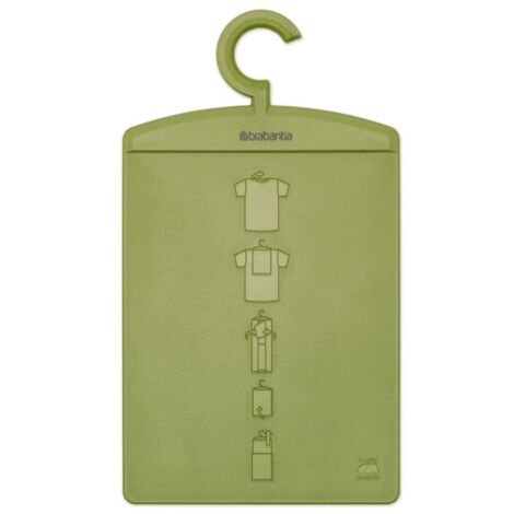 Brabantia - Piegacamicie - Supporto per Piegare Abiti - Supporto per Magliette e Maglioni con Gancio per Appenderlo - Accessorio per Guardaroba - Calm Green - 38.2 x 0.5 x 21.3 cm (1/5)