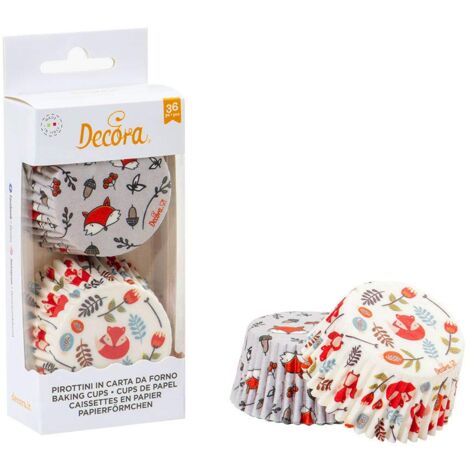 Decora 0339831 CF 36 Pirottini Volpe, ø 50 x 32 mm, Carta da Forno (1/3)