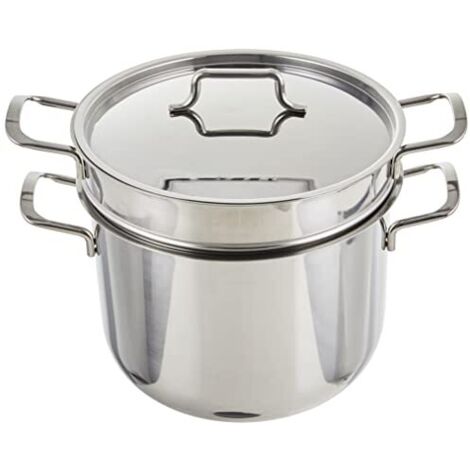 Excelsa Pastamica Pentola Cuoci Pasta (Adatta all'induzione), Capacità: 6 Litri, Acciaio Inox