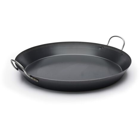 De Buyer 5023.60 "La Lyonnaise", Padelle per Paella, 2 manici (1/4)