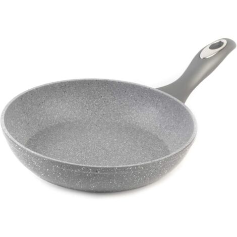 Padella Fonda a Induzione e Manico Soft Touch, "Moon Rock", Alluminio