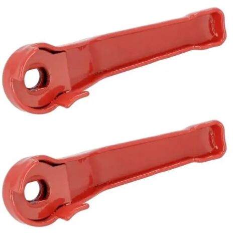 cyclingcolors 2x maniglia valvola rubinetto leva sfera rosso acciaio 3/8