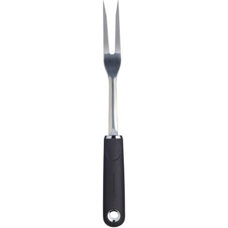MasterClass Forchetta da intaglio con impugnatura morbida, acciaio inox, 32 cm (1/4)