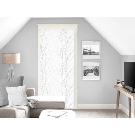 Soleil d'ocre Liane Bise-Bise, Poliestere, Bianco, 70 x 200 cm