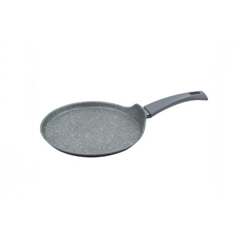 Pintinox Padella Alluminio Serie Natura, Antiaderente Effetto Pietra, Adatta All'induzione, Diametro 20 cm