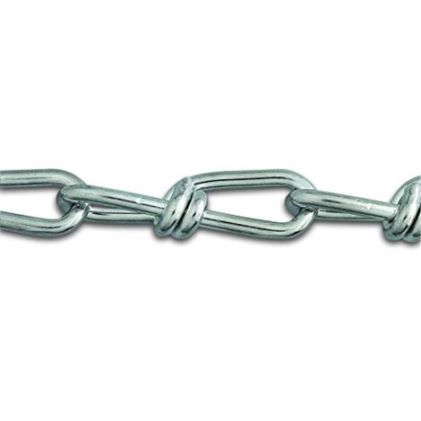 Chapuis BV1 Bobina di catena non saldata Instaurata Victor in acciaio zincato 30 kg Ø 1,4 mm x 25 m