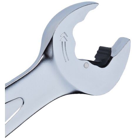 KS Tools 503.5210 Chiave a cricco combinata DUO GEAR con bocca aperta a cricco (1/4)