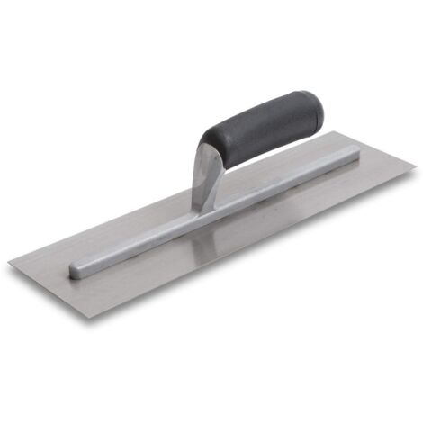 Marshalltown FT114P Cazzuola per Lisciare-Impugnatura in Schiuma strutturale, Acciaio al Carbonio, 279x115 mm, Argento