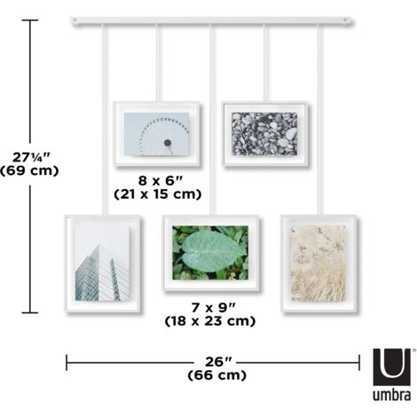 Set 2 Cornici Quadrate 8x8 Cm In Legno Bianco Invecchiato Stile Shabby - Portafoto Da Tavolo O Parete Con Vetro Organico Antiproiettile