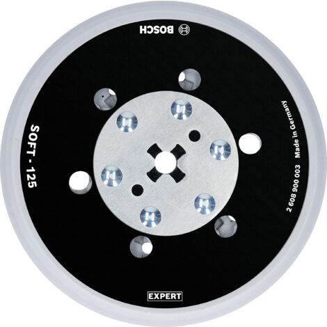 Bosch Accessories 1x Platorelli Expert Multihole Universal Versione Morbido, Ø 125 mm, Accessorio Levigatrice Rotoorbitale