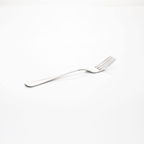 zanetti Set 12 Forchette da tavola in acciaio inox 18/C, modello Boston, confezione da 12 pezzi, made in Italy, Grigio, 590601 (1/5)