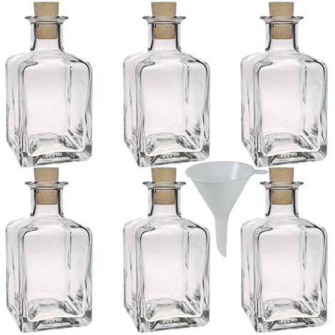 Viva Haushaltswaren Set Di 6 Ciotoline In Vetro Per Salse E Tapas - Diametro 9 Cm, Con Mini Paletta In Legno Inclusa