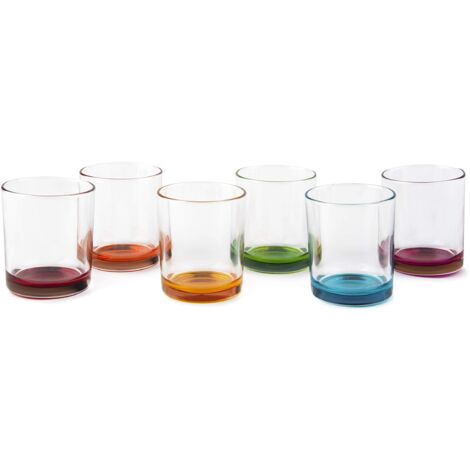 Excelsa Marrakech Set 6 Bicchieri Acqua Vetro, Capacità: 260 ml (1/4)