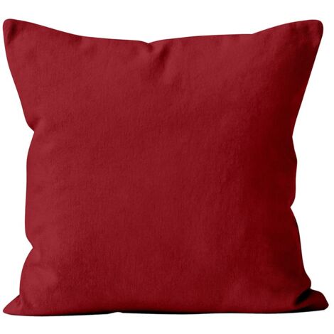 Soleil d'ocre Federa per Cuscino, Poliestere, Rosso, 40 x 40 cm
