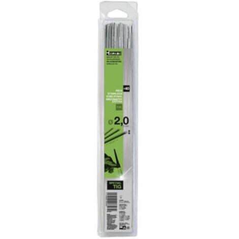 Gys Wig, Bacchette in Acciaio per Saldatura, Acciaio Inox, Lunghezza 330 mm, Diametro 2,0 mm, 316Lsi