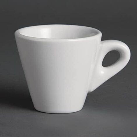 Olympia Y111 Whiteware Espresso Cup, Bianco (Confezione da 12) (1/4)