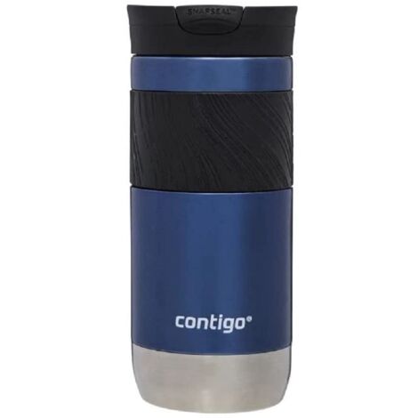 Contigo Byron 2.0 Thermal Mug, Stainless Steel Insulated Mug with Snapseal Lock, Coffee Mug to Go, 100% Leak Proof, Dishwasher Safe Lid, BPA Free, Keeps Drinks Warm for up to 6 Hours, 470 ml (1/5)
